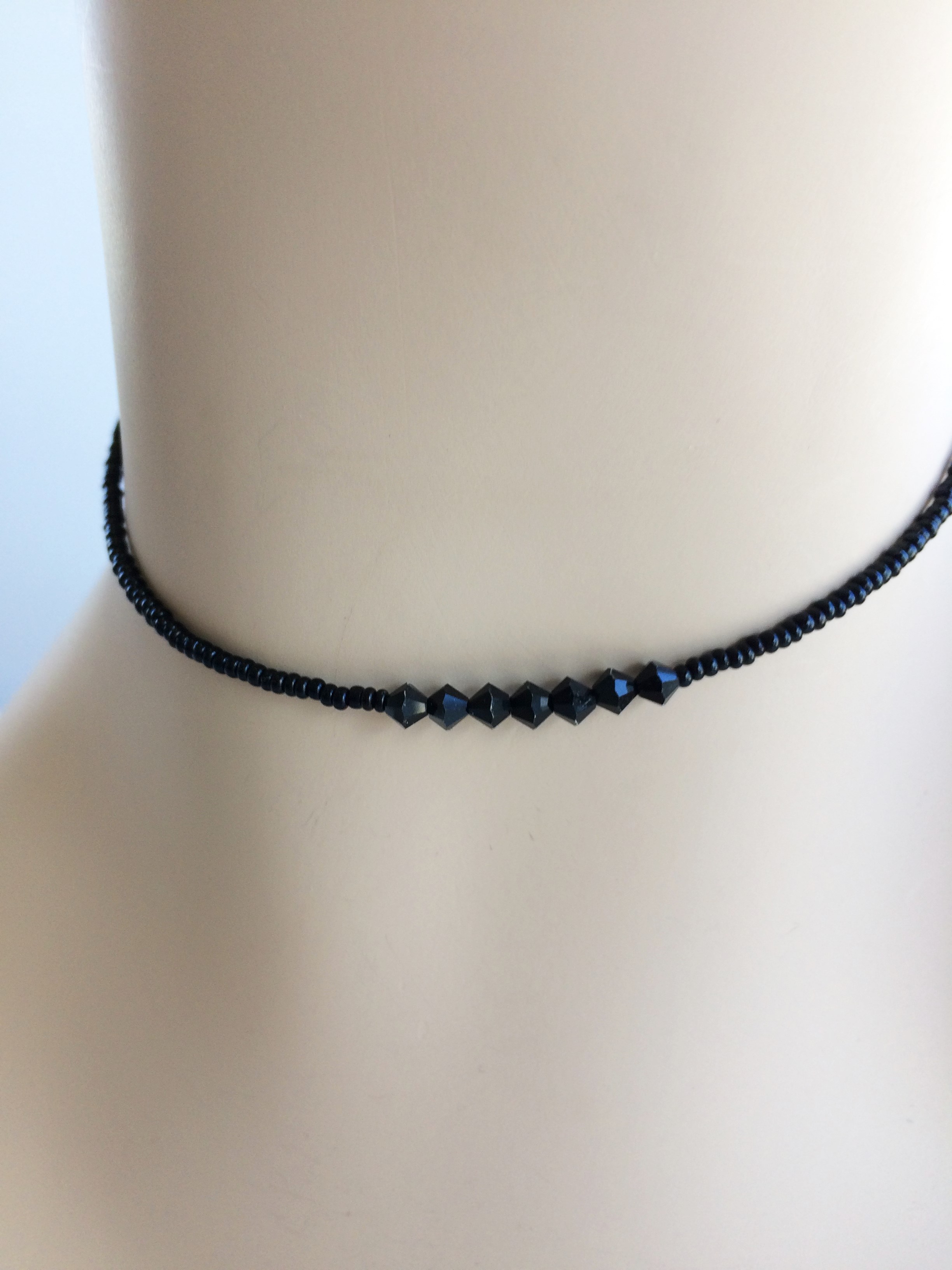 Black and Coral Bead - Choker Necklace - Limited Editions | Limited  Editions Stephanie Dubsky