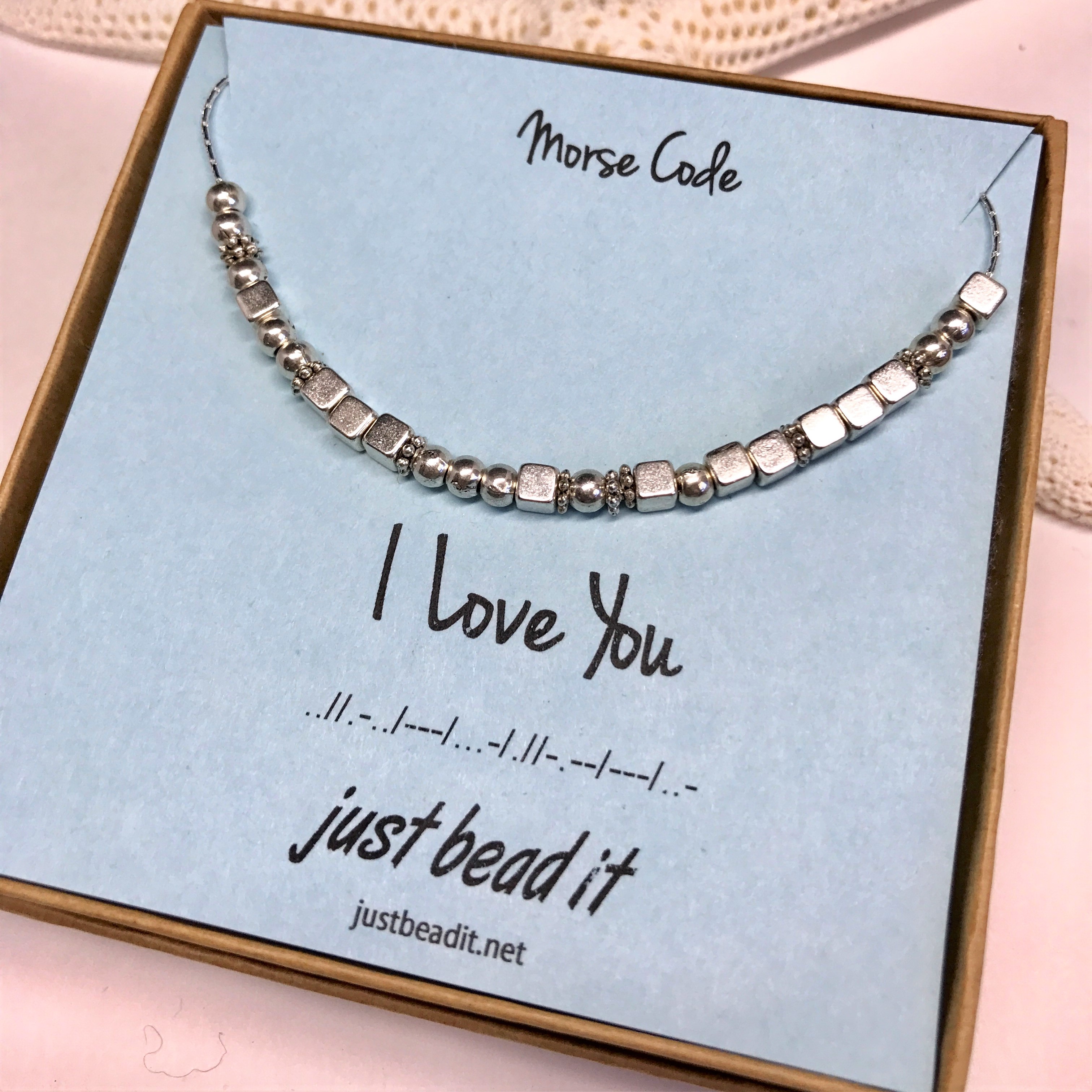 PERSONALIZED Say it in Morse Code Necklace – Trisha Flanagan Jewelry