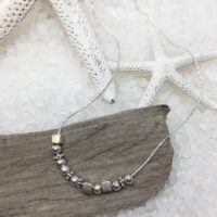 Morse Code Silver Necklace - Hope - Silver Hope Morse Code Necklace - Image 5