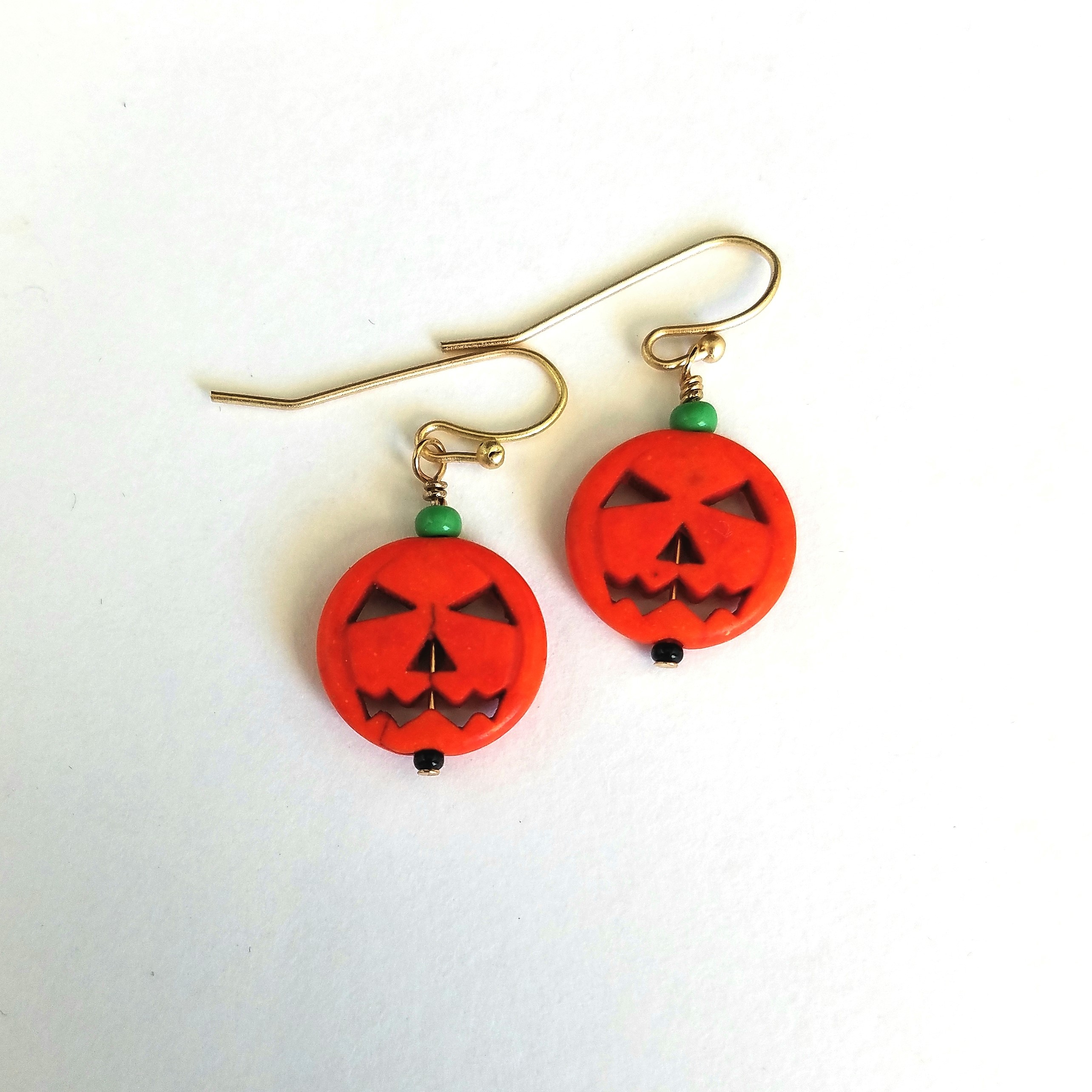 Pumpkin Jewelry Halloween Jewelry Pumpkin Earrings Holidays Halloween Earrings Bead Woven Pumpkin Earrings Beaded Pumpkin Earrings