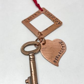 Santa's Magic Key Ornament Personalized / Santa key Silver Christmas Eve  Tradition / Santa Claus Key – Just Bead It