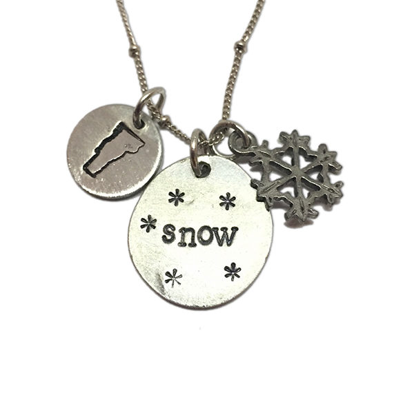Snowflake snow Necklace State