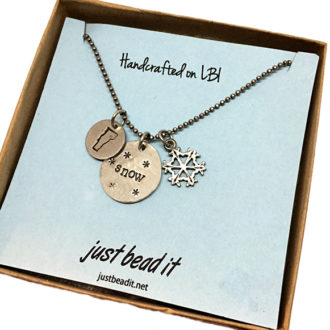 Snowflake snow Necklace State Box