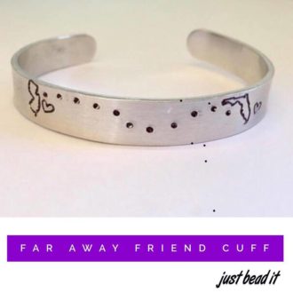Far Away Friend Cuff