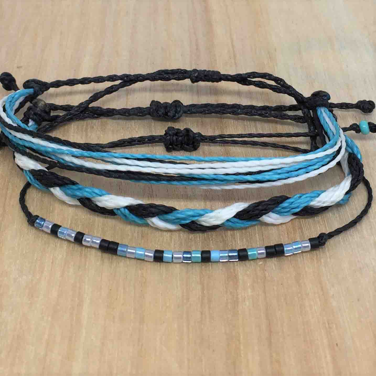 Rainbow BOHO Wire crochet bracelet - Yooladesign