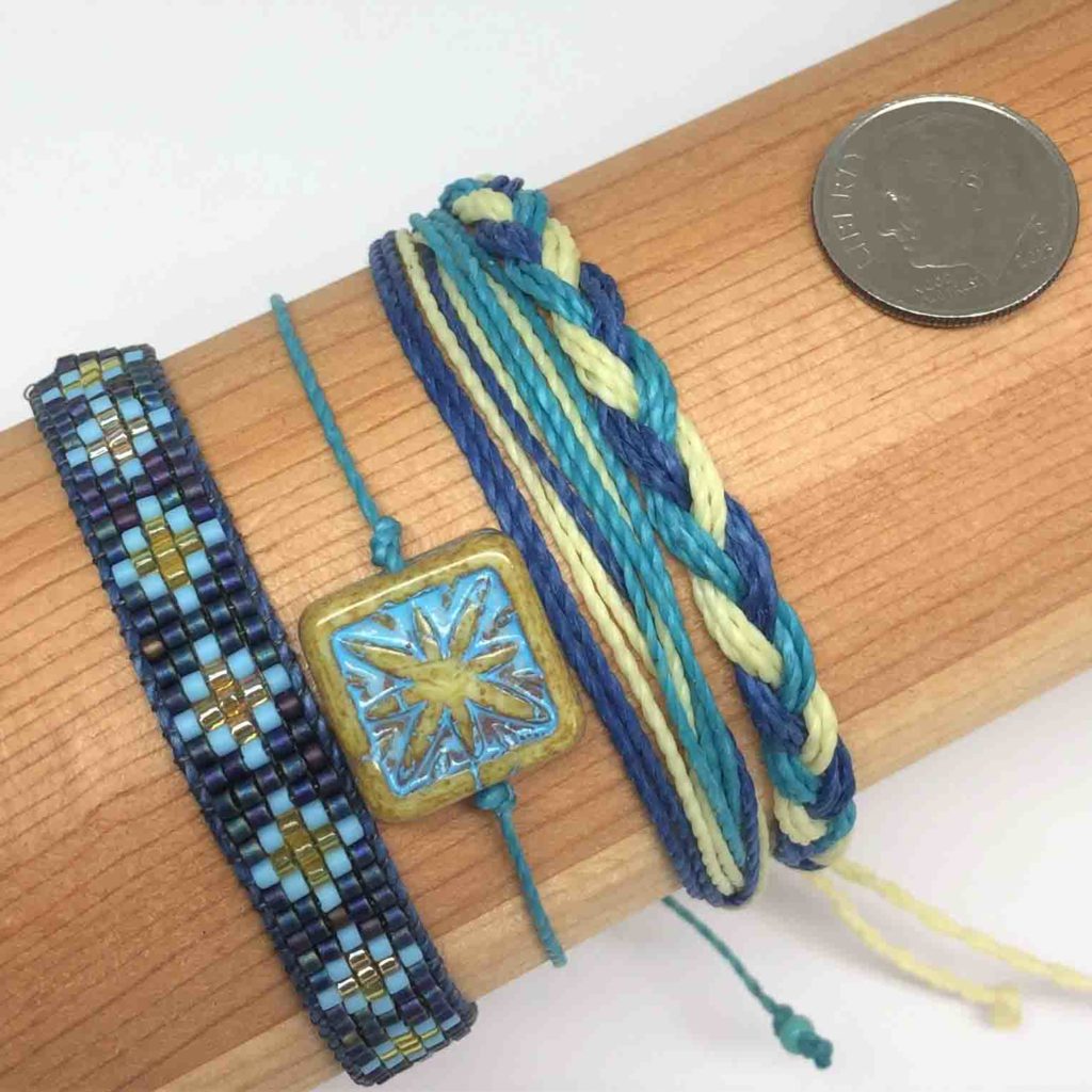 Friendship Bracelet North Star, Four Bracelet Set : Woven on Loom ...