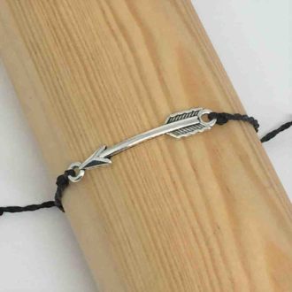 Arrow Charm Bracelet Adjustable pole