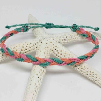 Froot Loops Braided Bracelet Starfish