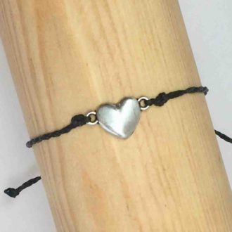 Heart Charm Bracelet Adjustable Pole