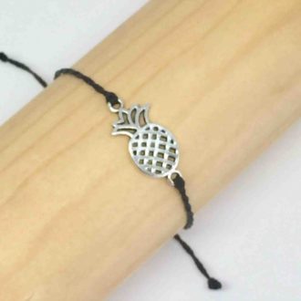 Pineapple Charm Bracelet Adjustable Pole