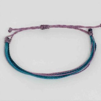 Purple Denim FreeForm Bracelet