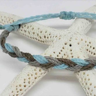 She Sells Sea Shells Braided Bracelet Starfish