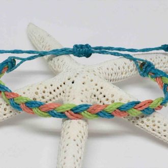 Sorbet Braided Bracelet Starfish