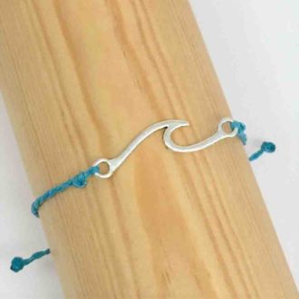 Wave Bracelet Charm Adjustable Pole