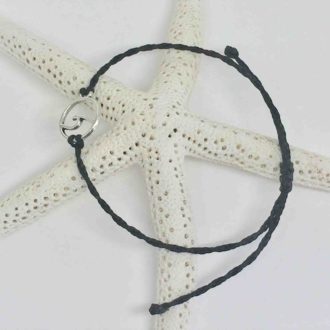 Wave Bracelet Round Small Charm Adjustable Starfish