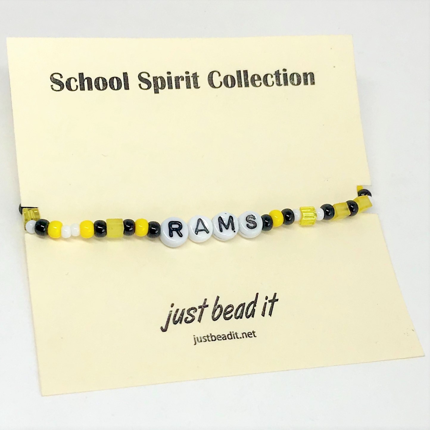Greek Sorority Bead Bracelet / Custom Beaded Letters in School Colors for  College Big Sister or Little Sister / Camp Bracelet