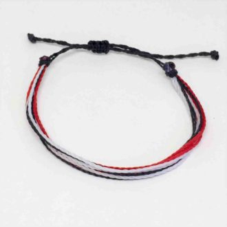 Waterproof and Adjustable Poly Cord Freefoem Red Black And White