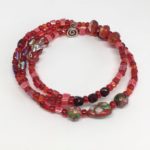 Red Memory Wire Bracelet Kit