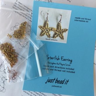 Starfish earring Kit Sand Color