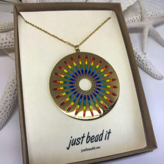 Rainbow-Pendant-Necklace-in-Gold-in-Box