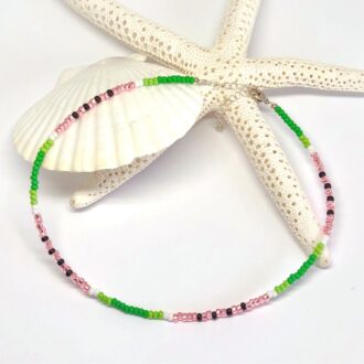 Watermelon Necklace Seed Beads KidCore Collection Starfish