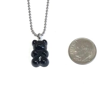 Gummy Bear Necklace Black KidCore Collection Sizing