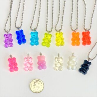Gummy Bear Necklace Variety Color KidCore Collection Sizing