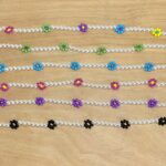 Pearl Daisy Chain Necklace Assorted Color Variety Natural KidCore Collection