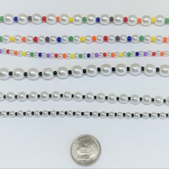 Pearl Seed bead Necklace Variations