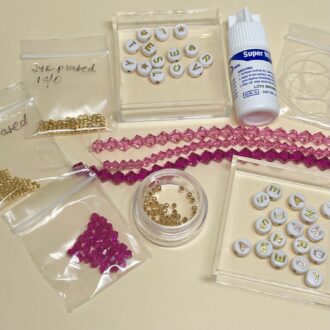 Pink Crystal Kit Contents