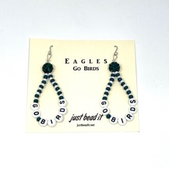 Eagles Earrings Go Birds