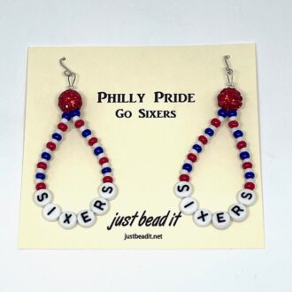 Sixers Earrings Carded