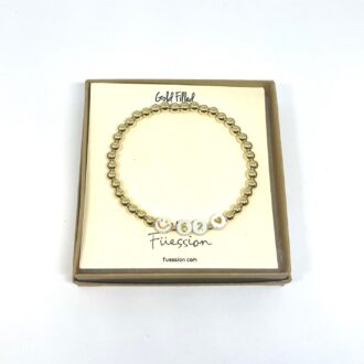 Number 62 5mm GF Bracelet in box