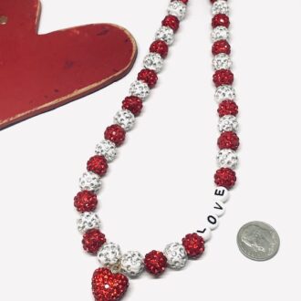 Valentines Bling Love Necklace 2
