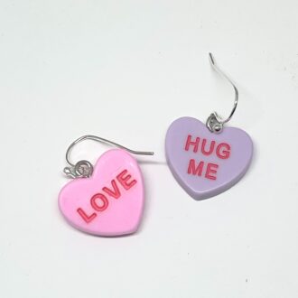 Vday Candy Heart Earring