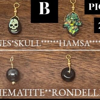 Dangle Accents Charms Goth Description