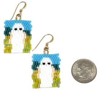 Phoebe Earrings with Dime