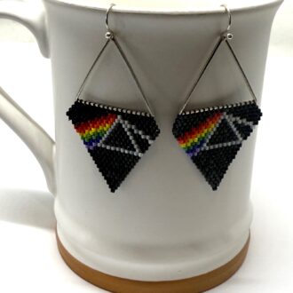 Pink Floyd Earrings on Mug