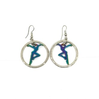 Silver Rainbow Dancer Earrings